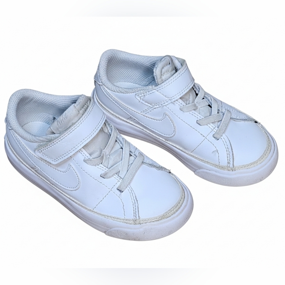 Nike Court Legacy Kids White Sneakers Sz 8.5